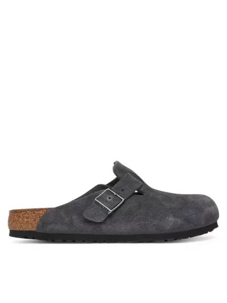 Sneakers Birkenstock Boston Suede Leather Charcoal EUR 46 γκρι