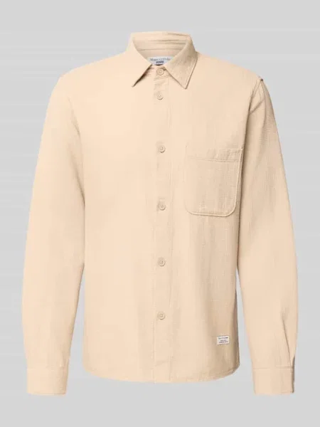 Kurtka koszulowa o kroju regular fit z czystej bawełny Marc O'polo Denim biała