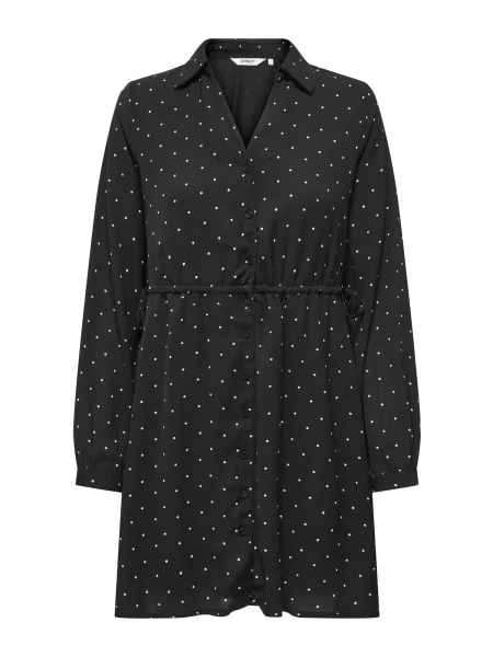 ONLY Rochie tip bluză negru alb