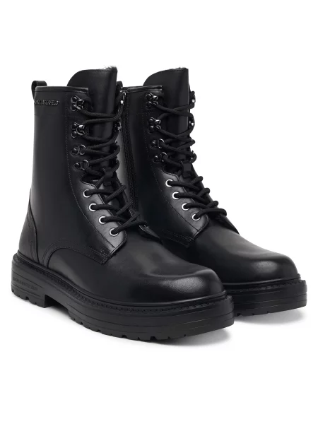 Ghete Karl Lagerfeld Jeans Miles negru