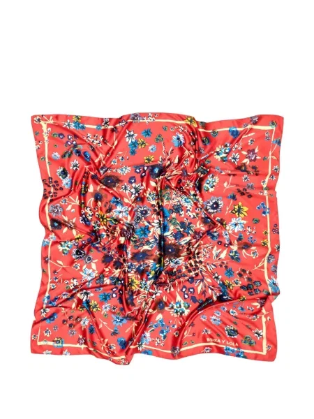 Fular Bimba Y Lola cu model floral roșu