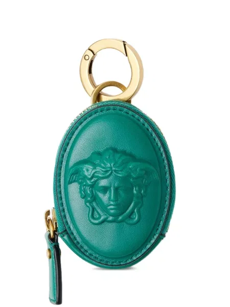 Portofel Versace din piele verde