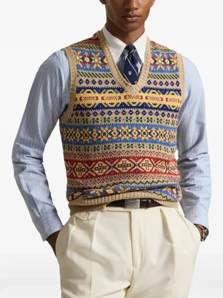 Șosete Polo Ralph Lauren cu buzunare aplicate stretch clasici maro