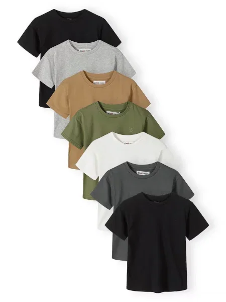 MINOTI Tricou maro deschis / gri / verde închis / negru alb