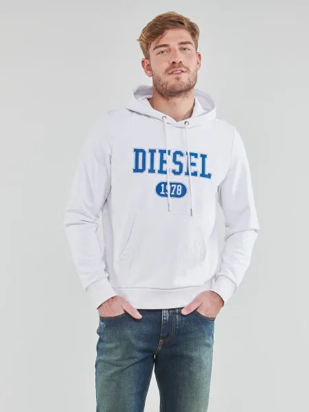 Geacă Diesel cu glugă alb