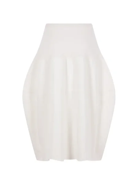 Spódnica midi Melitta Baumeister do kolan biała