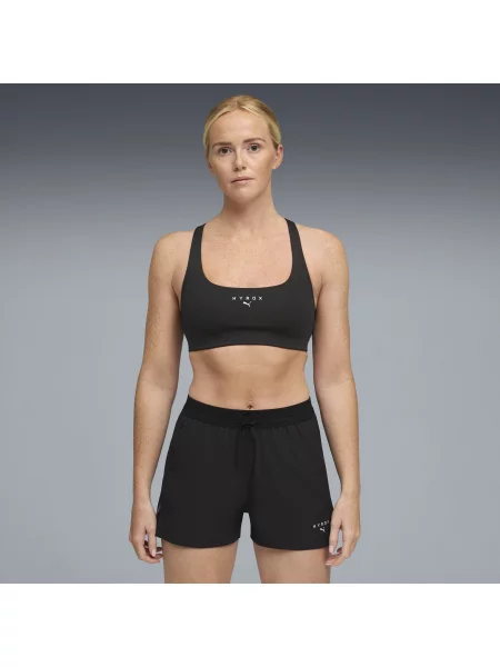 Stanik sportowy PUMA × HYROX Tech Odzież S czarny