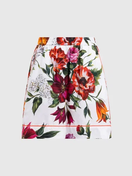 Шорти в принт Dolce&gabbana білі