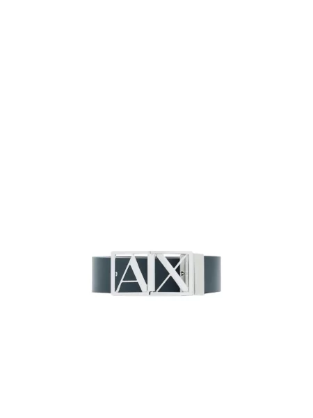 Armani Exchange Akcesoria unisex ONE SIZE Skóra Pasek niebieski