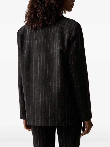 Sacou Twinset cu paiete negru