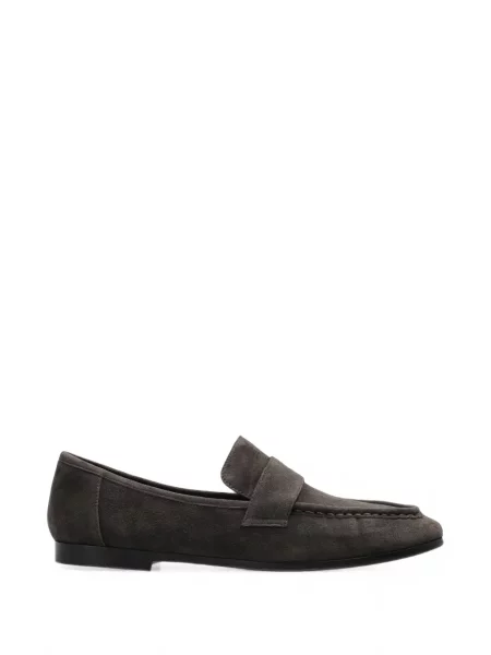 Pantofi loafer Black Suede Studio din piele de căprioară negru
