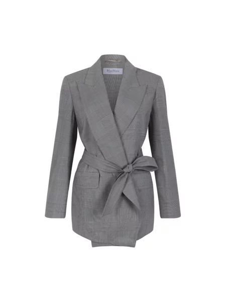 Marynarka Max Mara biznesowa szara