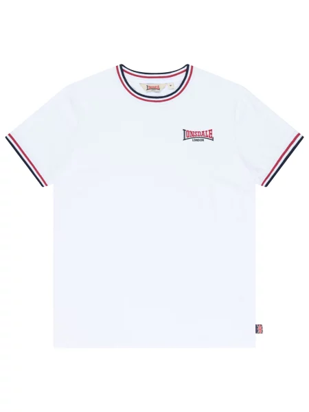 LONSDALE Tricou QUIN albastru / roșu alb