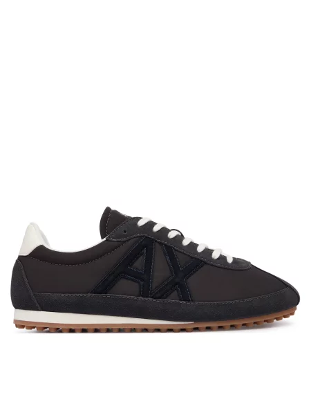 Sneakers Armani Exchange închis maro