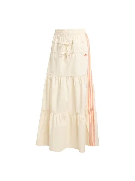 Fusta maxi Adidas Originals de lână bej