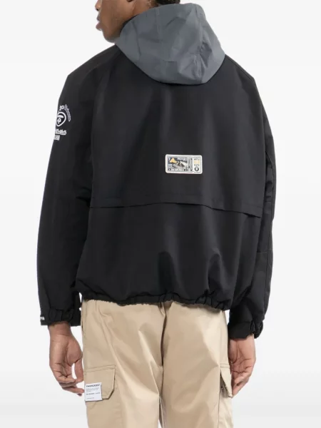 Geacă Aape By A Bathing Ape cu petice negru