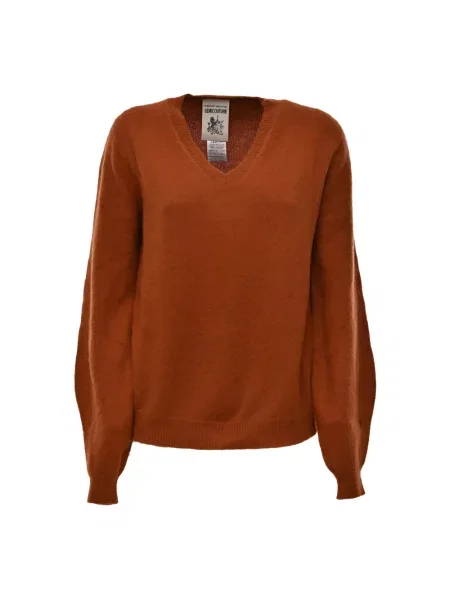 Sweter Semicouture brązowy