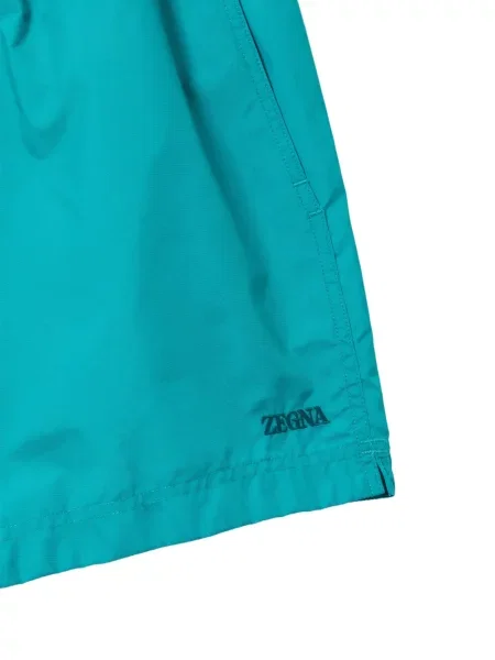 Slip de baie Zegna cu cordon albastru