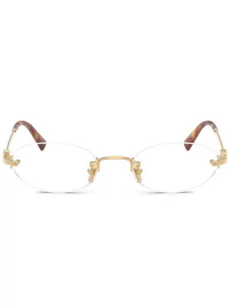 Ochelari de soare Miu Miu Eyewear auriu