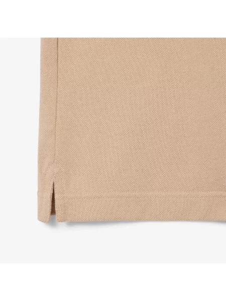 Lacoste Koszulka Polo Slim Fit Petit Piqué beżowa