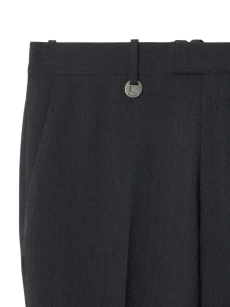 Pantaloni Burberry cu autograf gri