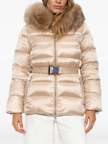 Cu centură geacă cu puf Moncler