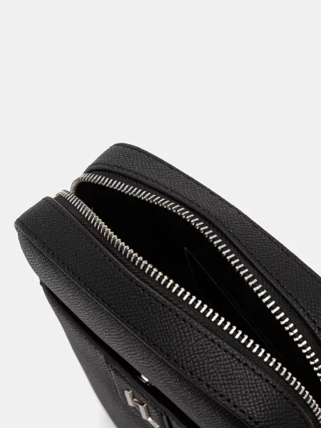 Кожаная сумка Karl Lagerfeld черная