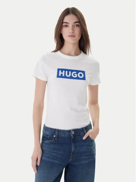 Тениска Hugo Blue бяло