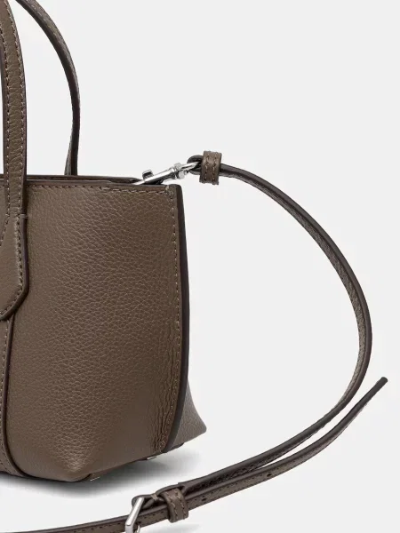 Кожаная сумка шоппер Tory Burch