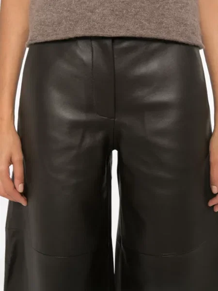 Pantaloni Co din piele maro