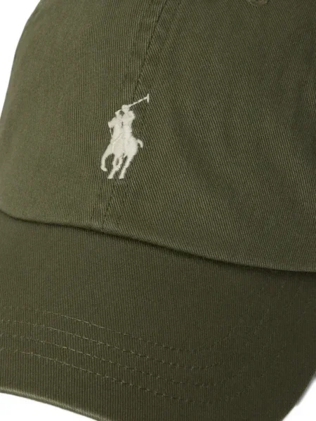 Czapka z daszkiem Polo Ralph Lauren w kratkę z twillu biznesowa niebieska