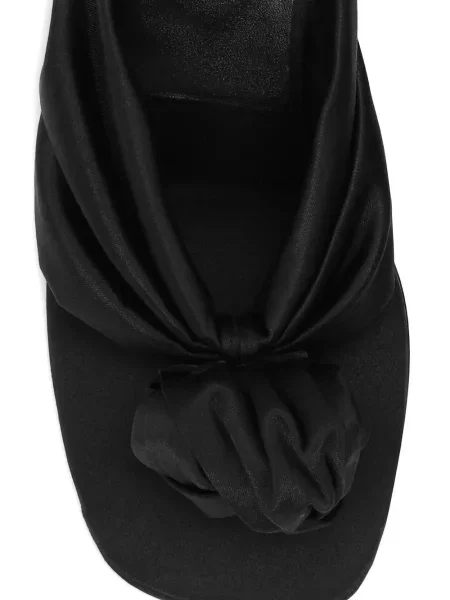 Sandale Rotate Birger Christensen din satin negru