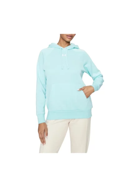 Bluza z kapturem Under Armour z kapturem z długim rękawem niebieska