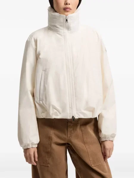 Páperová bunda Moncler biela