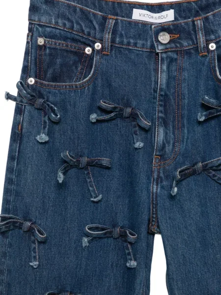Blugi Viktor & Rolf cu funde albastru