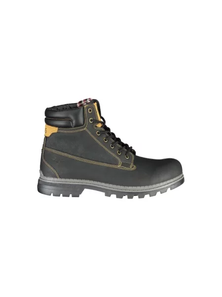Buty do kostki Carrera o krotszym kroju eleganckie skórzane czarne