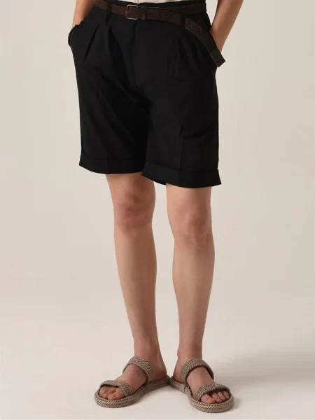 Antioch Pantaloni cutați negru