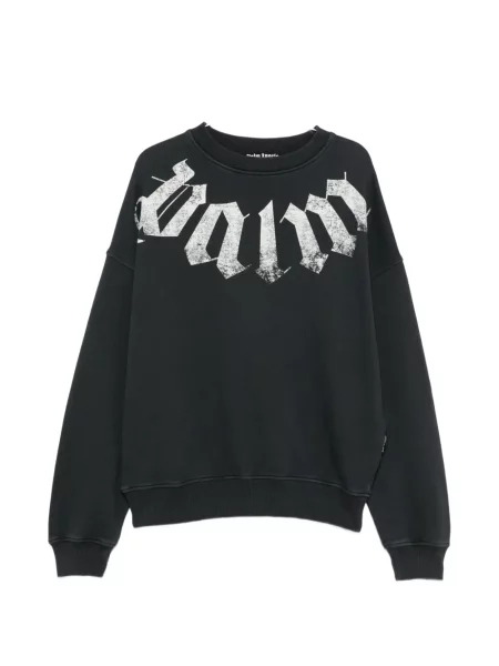Hanorac Palm Angels cu autograf negru