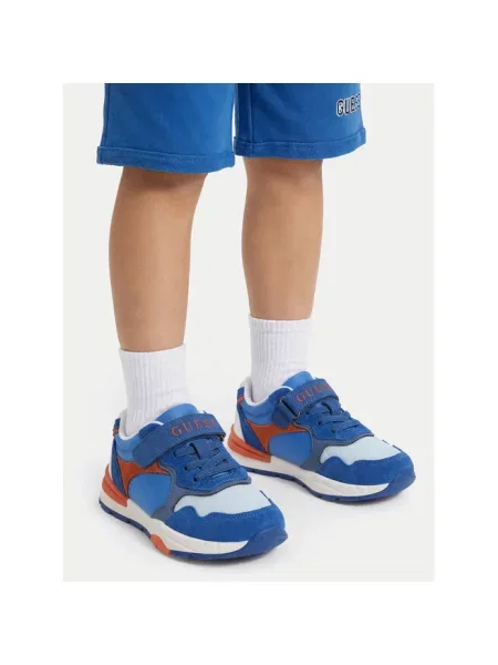 Sneakersy Guess niebieskie