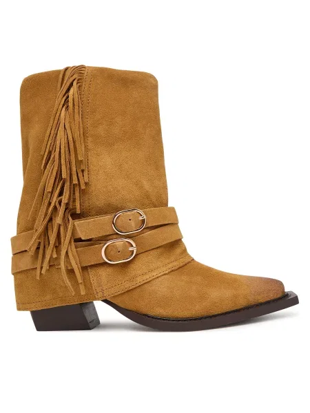 Cizme și botine cowboy Steve Madden Hadly maro