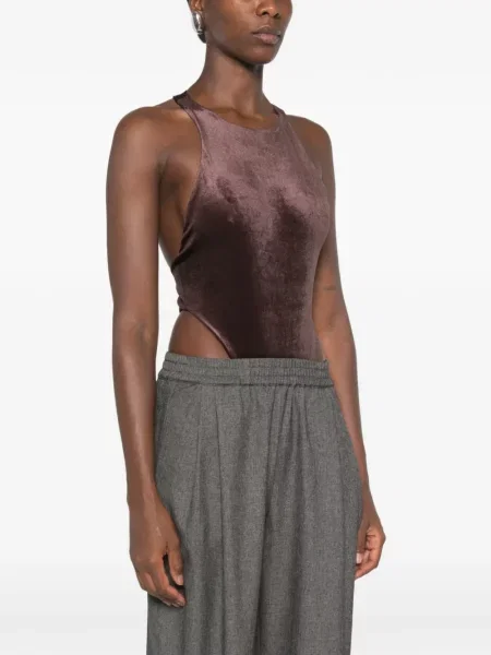Body The Andamane cu gât halter maro