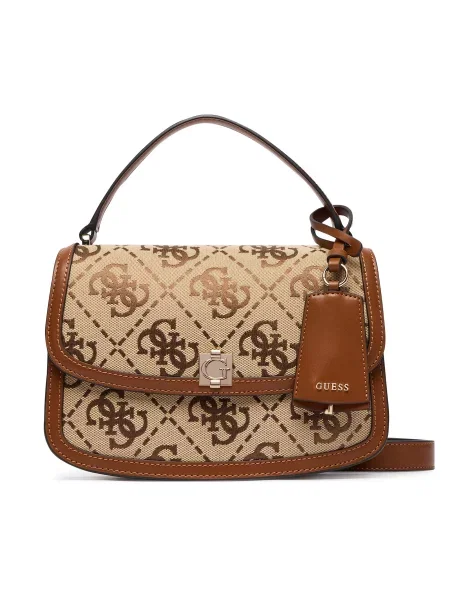 Rucsac Guess cu autograf maro