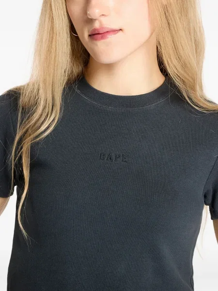 Tricou A Bathing Ape® cu broderie negru