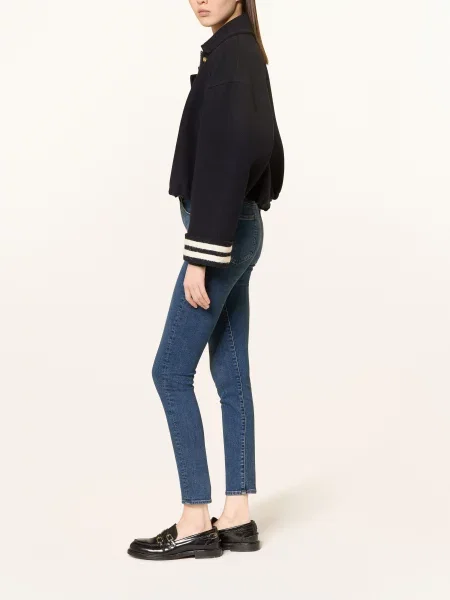 Good American Úzké Džíny Good Legs Skinny blue modré