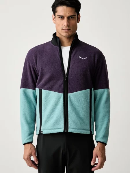 Salewa hanorac din polar pentru bărbați FANES violet