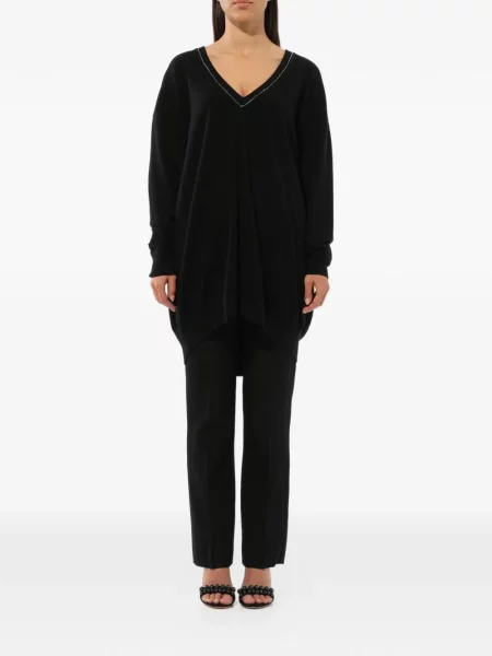 Pulover Givenchy cu broderie negru