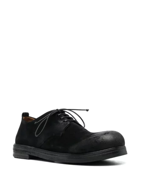 Pantofi derby Marsell din piele de căprioară negru