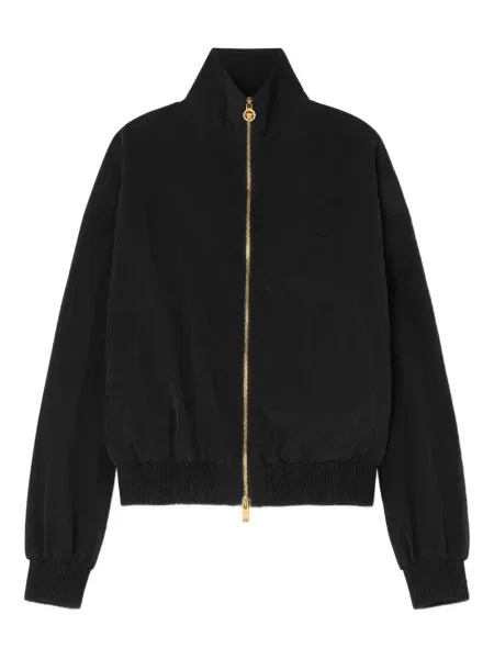 Geacă bomber Versace cu broderie negru
