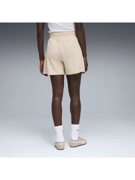 Szorty Puma z wysoką talią białe