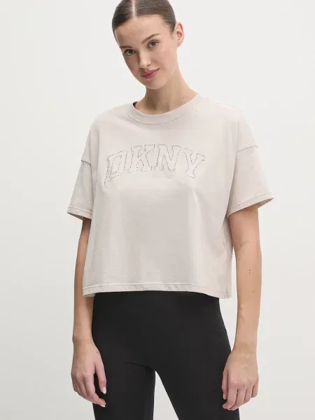 Тениска Dkny бежово